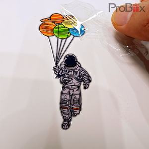 Etiqueta Adhesiva de Transferencia UV al por Mayor, Resistente al Agua, Duradera para Exteriores, Personalizada, Autoadhesiva, Calcomanías para Automóviles, Etiqueta Transparente Personalizada - Product Image 3