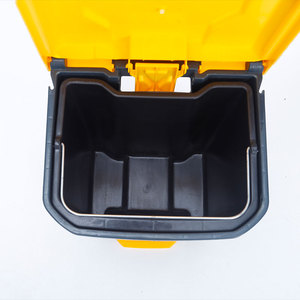 13 galon/50L bàn đạp hoạt động nhựa chất thải <span class=keywords><strong>bin</strong></span> Đỏ kaki tempat sampah thuận tiện và dễ sử dụng - Product Image 5