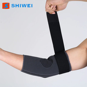 Shiwei Elbow <b>Pad</b> Compression Breathable Protective Gear For Basketball <b>Running</b> Unisex Sport Support - Product Image 3