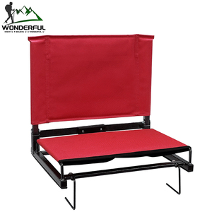 Cadeira dobrável do assento do Bleacher do estádio do quadro de aço portátil com apoio traseiro - Product Image 2