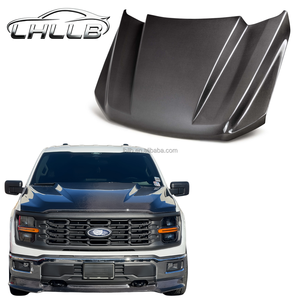 Capot en fibre de carbone de haute qualité pour Ford F-150 Pickup Truck 2021-2025, remplacement direct du capot moteur avec design personnalisé - Product Image 1