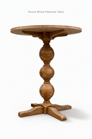 Table rustique de ferme antique en bois massif pour événements et mariages