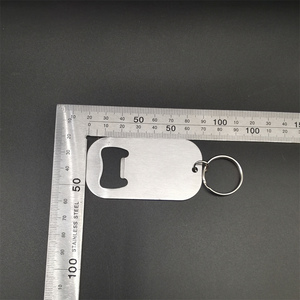 Top Người Bán Thép Không Gỉ Thẻ Kim Loại Keyring Keychain Chất Lượng Cao Tùy Chỉnh Phẳng Keychain Cho Mở Bia Rượu Vang Chai Mới - Product Image 6