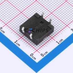 TSA12111-045B512BA Tactile Switch Through hole-4P,11.7x11.5mm Switch Single Pole Single Throw Round Button 2.8N 11.7mm - Product Image 2