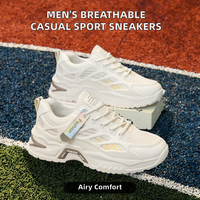 Zapatos Deportivos para Hombre, Transpirables, Casuales, Combinables con Todo, de Malla, con Cordones, Zapatillas Deportivas para Hombre