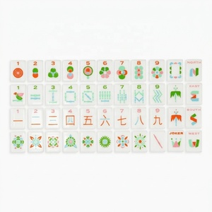 Spot the Minimal Line: Juego de Fichas de Mahjong Palm Springs de Lujo, Personalizadas, de Acrílico de una Sola Capa, Ideales para Fiestas y Entretenimiento - Product Image 2
