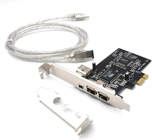 Pcie 4 cổng 1394 <span class=keywords><strong>Firewire</strong></span> thẻ IEEE 1394a PCI Express <span class=keywords><strong>FireWire</strong></span> Thẻ mở rộng PCI-E 1X Điều khiển máy tính để bàn PC cáp kết nối DV - Product Image 5