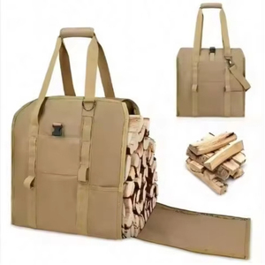 Muestra Gratuita, Bolsa de Lona Resistente Personalizada de Nuevo Diseño para Empacar Leña, Bolsa de Transporte para Leña, Impermeable, para Leña a Granel - Product Image 1