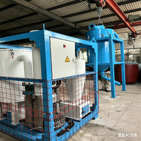 Machine de sablage Jichuan pour le nettoyage de surface et l'élimination de la rouille avec granulats d'acier, garantie 1 an, contrôle PLC