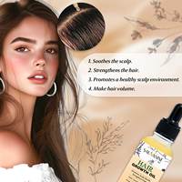 Huile de Croissance Multi-Blends 30ml OEM Marque Privée Ricin Romarin Oignon Biotine Bio Végétalienne Anti-Frisottis Nourrissante en Profondeur pour Cheveux
