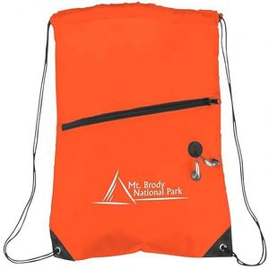 Sac à dos pliable avec cordon de serrage, sac de sport pour la gym avec poche à chaussures, sac à dos promotionnel en nylon lavable, cadeaux en polyester - Product Image 2