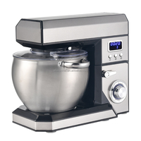 Robot pâtissier multifonction puissant de 8,5 L, mélangeur à œufs, pétrin à pâte, machine à pain, robot culinaire avec écran LCD LED