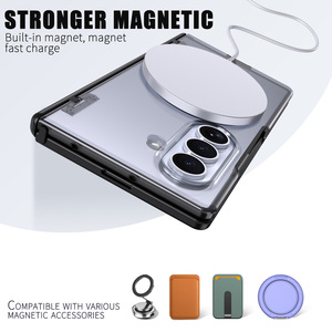 Étui magnétique pliable effet seconde peau pour Samsung Z Fold 8 7, étui tout-en-un avec charnière à ressort en TPU PC, coque de téléphone pliable Z Fold 8 Ultra - Product Image 3