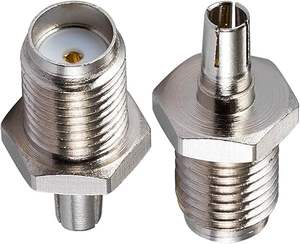 עבור סמא נקבה כדי crc9 אנטנה זכר 50om impedance 2g 3g 4g lte תואם נחושת חומר מגע - Product Image 1