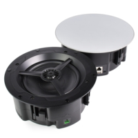 Haut-parleur encastré au plafond sans fil WiFi BT 5.4 60W, AirPlay, DLNA, USB, AUX, haut-parleur actif pour système de cinéma maison
