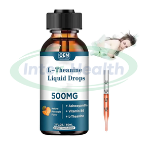 Extrait de thé vert OEM Ausreson L-théanine liquide suppléments de sommeil aux acides aminés organiques L théanine gouttes liquides - Product Image 3
