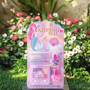 Kit de studio de manucure - Ensemble de maquillage interactif avec outils lavables et lumineux, jouet éducatif DIY, cadeau pour enfants de 5 à 12 <span class=keywords><strong>ans</strong></span> - Product Image 4