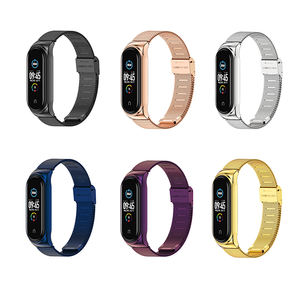 Boorui สายสแตนเลสสตีลรุ่นใหม่สำหรับ Milan CS Metal สำหรับ <span class=keywords><strong>Mi</strong></span> band 5สำหรับสร้อยข้อมือ Xiaomi band 4 3 - Product Image 2