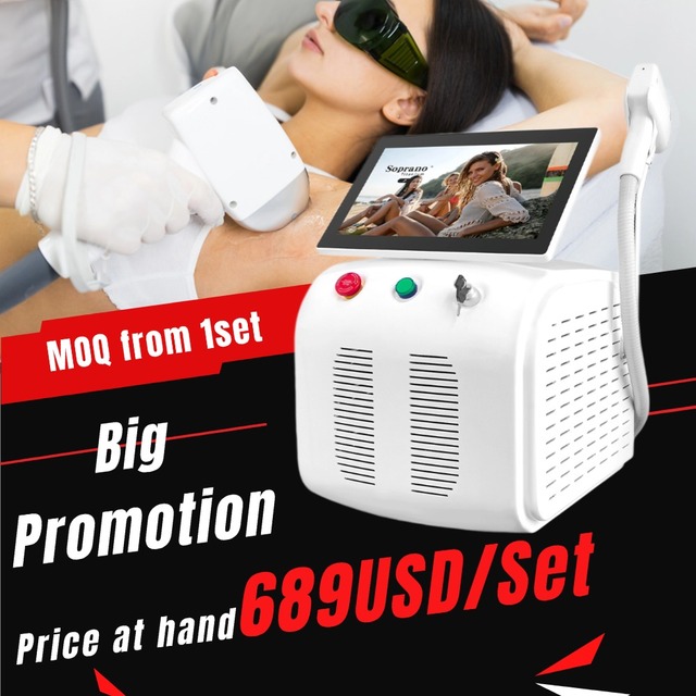 Lower Price Ice Lazor Diode 808nm Beauty Equipment Best Permanent 755 808 1064 Diode Laserings Hair Removal Machine