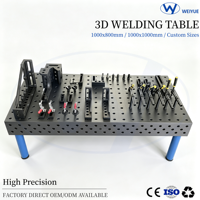Table de soudage 3D personnalisée CE nitrurée D16/D28, plateforme de fixation de haute précision antirouille
