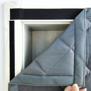 ستائر أبواب عصرية من قماش أكسفورد مقاومة للبرد ودافئة ومغناطيسية مع حشوة قطنية - Product Image 4