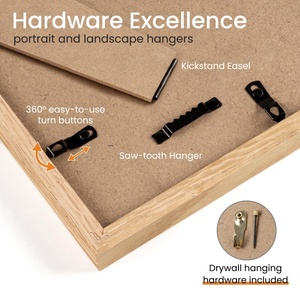 Creative A5/A4 Size Shadow Box, Available in Black/<b>white</b>/wood Color, Wooden Photo <b>Frame</b> - Product Image 4