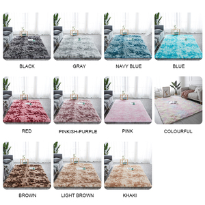 Prezzo di fabbrica Morbida pelliccia Tappeti poliestere anti slip Living room area Pavimento Soffici Tappeti - Product Image 4