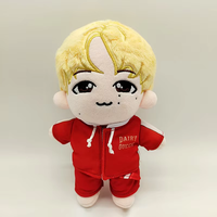 Étoile personnalisée pour bébé en peluche vêtements portables poupée idole mascotte en peluche jouet en peluche faire des peluches personnalisées à partir du dessin