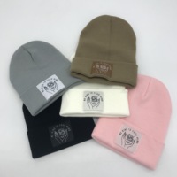 Unisex Custom Winter Beanie Hoed Met 3d Geborduurd Cartoon Patroon Meerdere Kleuren Outdoor Kleding En Warmte-Voeg Uw Ontwerp!