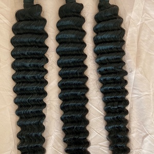 Extensiones de Cabello Largo de 10 a 40 Pulgadas, Extensiones de Cabello Brasileño con Ondas Profundas, Cabello Humano 100% de Alta Calidad, Sin Caída, Sin Enredos - Product Image 4