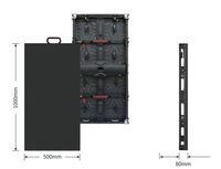 Écran LED extérieur HD P2.976 étanche IP65 4K pour mur vidéo, clé en main, 500x500mm/500x1000mm, HDR10, 4500cd, location pour scène géante