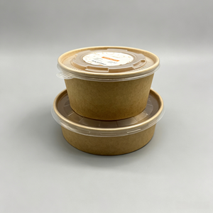 Bol en papier jetable enduit de PE, en pâte de bois, personnalisable (poids et taille), imprimé, pour salade de fruits et aliments froids, vente en gros depuis l'usine chinoise - Product Image 1