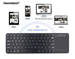 <span class=keywords><strong>แป้น</strong></span><span class=keywords><strong>พิมพ์</strong></span>ไร้สายที่รองรับหลายอุปกรณ์พร้อมทัชแพดขนาดใหญ่สำหรับแท็บเล็ต <span class=keywords><strong>iPhone</strong></span> แล็ปท็อปสำนักงานและใช้ในบ้าน - Product Image 4