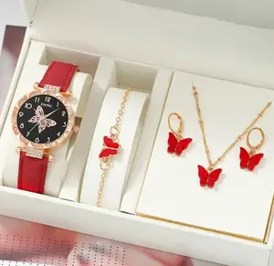 2023 Mens Moda Minimalista Relógios Homens Negócios Casual Quartz Watch Bracelet Set Para Homens Aço Inoxidável Malha Banda Relógio