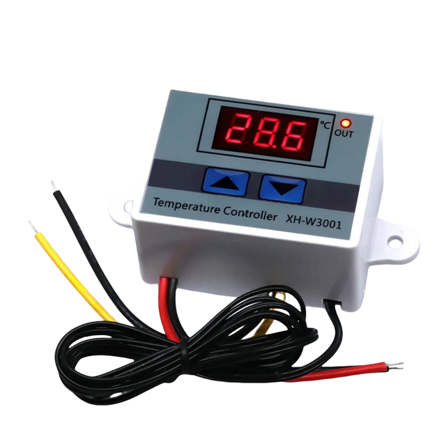 XH-W3001 Digital Temperature Controller Thermostat -50~110°C Heating Cooling LED NTC 10K Waterproof Sensor Probe 12V 24V 220V