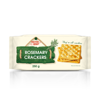 Vente en gros de craquelins au romarin soda salé 250g Craquelins salés