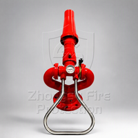 Canon à mousse d'eau manuel fixe ZHONGSU avec longue portée et commande par levier, monté sur bride, pour la lutte contre les incendies industriels