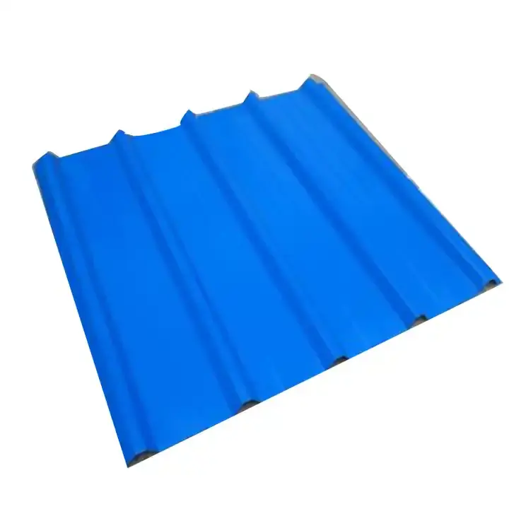 Folha de PVC para telhados de plástico trapezoidal resistente ao calor Comparar A telha de ferro Azulejo de alumínio galvanizado de zinco