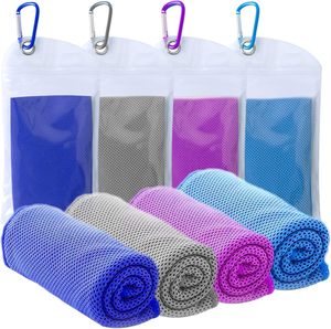 Customizable Sports <b>Towel</b> for Yoga Fitness Ice Cooling Printable Logo Cold-Feeling Sweat-Wiping <b>Towel</b> - Product Image 1
