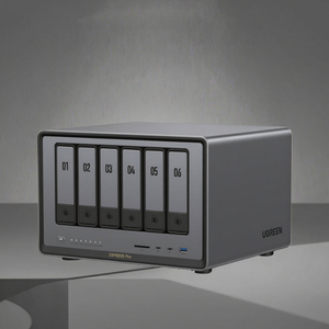 Nouveau NAS de bureau DXP6800Pro à 6 baies, processeur I5 1235u 10 cœurs, 8 Go de RAM DDR5, stockage réseau (sans disques) - Product Image 3
