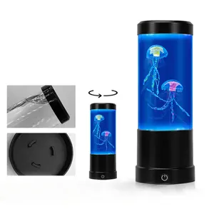 Lampe méduse LED, veilleuse avec télécommande, lumières décoratives pour la maison, aquarium, cadeau d'anniversaire pour enfants, recharge USB - Product Image 2
