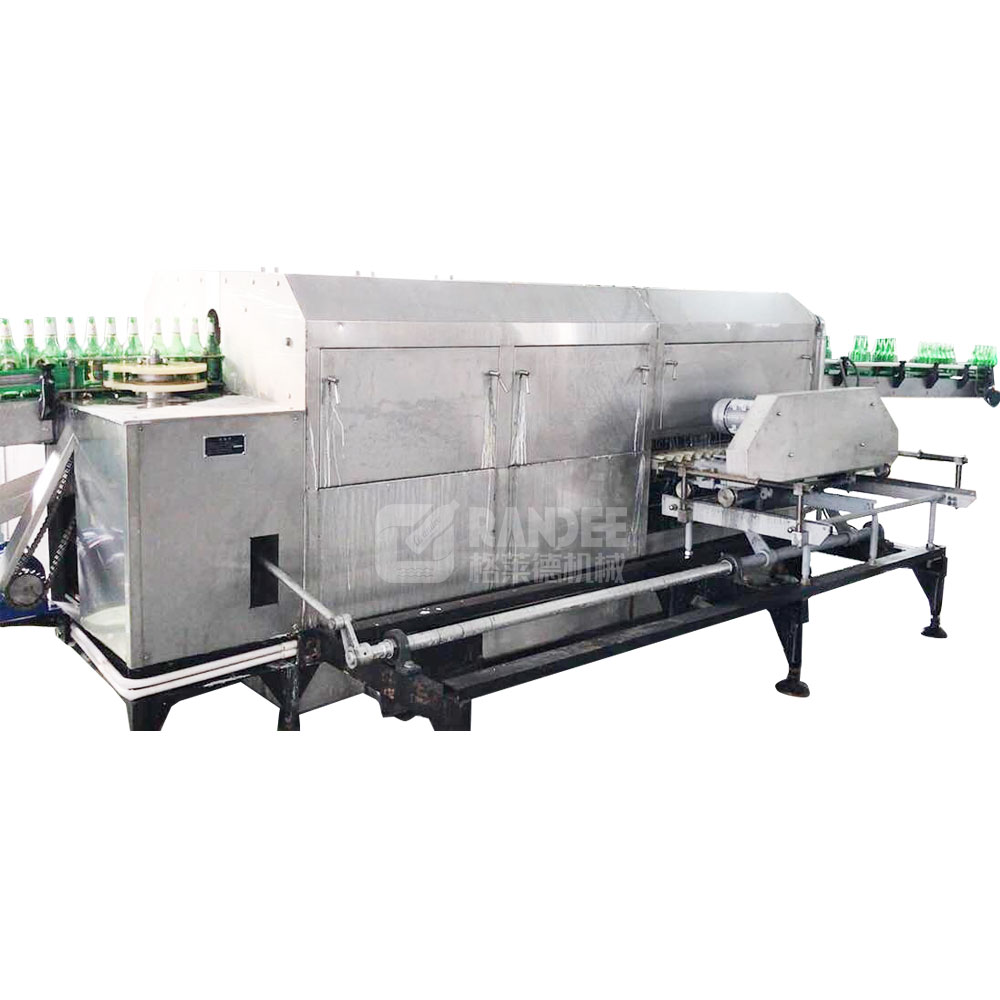 2000BPH automatic beer recycled bottle washer / washing machine