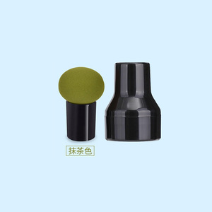 Nuovo uovo di bellezza con soffio a testa di fungo personalizzato con manico in scatola spugna bagnata e asciutta strumenti di bellezza spugna per il trucco - Product Image 5