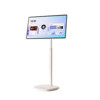 Afficheur numérique intelligent sans fil USB de 32 pouces, écran mobile extérieur, Android 13, écran tactile rotatif 10 points, 1920x1080, IP20 caché