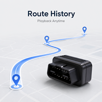 Traceur GPS GSM OBD Plug & Play pour Voiture, Faible Consommation d'Énergie, Consultation du Kilométrage en Temps Réel, Compatible Google Maps et PC, Dispositif pour Véhicule