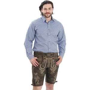 Chemise d'Oktoberfest personnalisée pour homme, à carreaux, manches longues, 100% coton, respirante, vêtements décontractés - Product Image 2