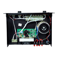 Amplificateur de puissance pour home cinéma professionnel, amplificateur audio PA de classe D à 4 canaux haute puissance, 2*200 Watts pour système de home cinéma