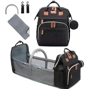 Muestra Gratis, Mochila Pañalera Multifuncional de Gran Capacidad, Bolso de Bebé Portátil y Elegante para Mamás - Product Image 1