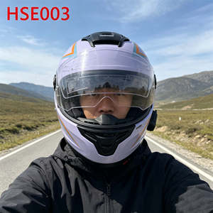 Casco de Motocicleta ZYF con Diseño de Gafas Magnéticas Desmontables para Ciclismo en Carretera, Color Blanco, Uso en Múltiples Ocasiones, para Hombres/Mujeres, Modelo HSE001 - Product Image 6