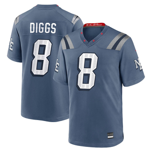 2025 New England Rivalities Kollektion Limitiertes Trikot 0 Christian Gonzalez 10 Drake Maye Gesticktes Football-Trikot - Product Image 6